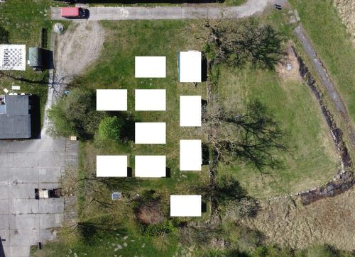 Wohnmobilstellplatz Draufsicht